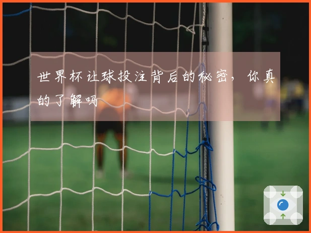 世界杯让球投注背后的秘密，你真的了解吗